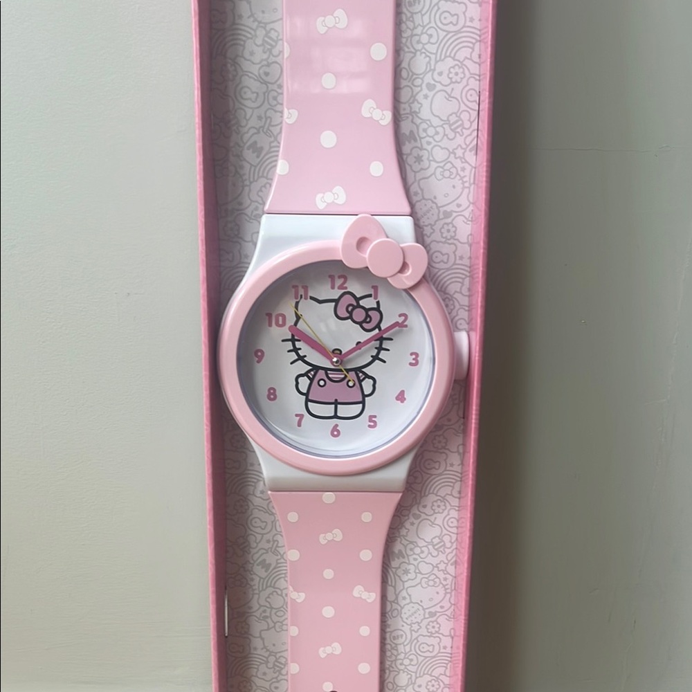 Hello Kitty Pink Polka Dot Watch